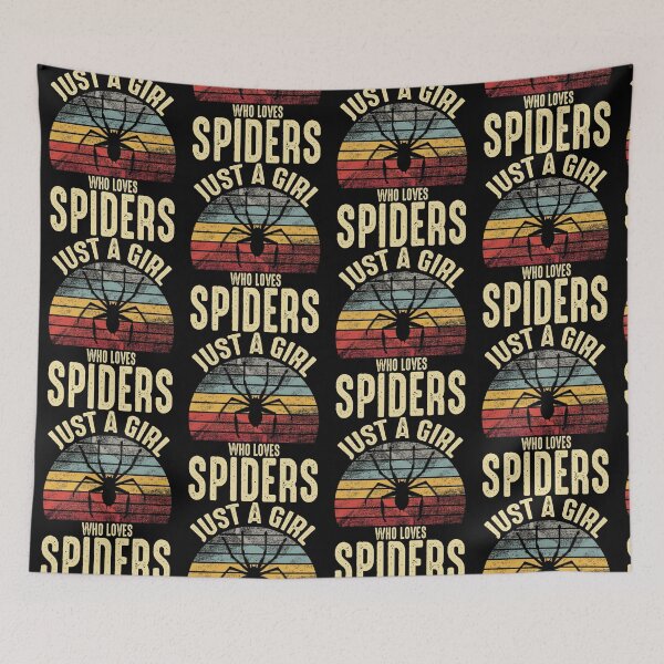 Item preview, Just A Girl Who Loves Spiders Retro Pet designed and sold by JRRTs.