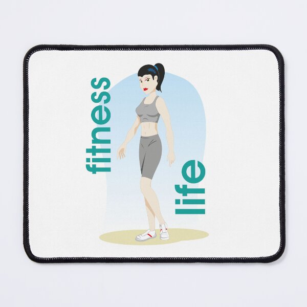 Item preview, Illustration represents a woman person, with gym clothes, sportsman. Ideal for sports and institutional materials designed and sold by LucianoCosmo.