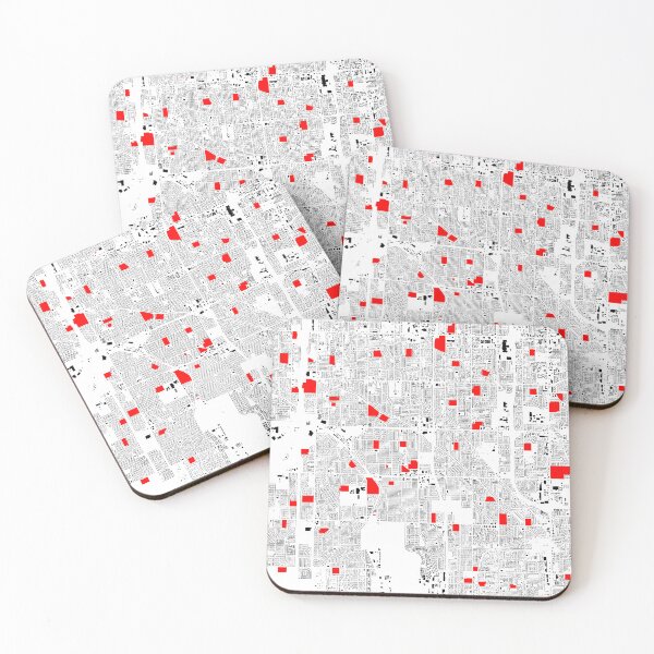 Item preview, Map of Salt-Lake City with its schools in colour designed and sold by jean-nicolas.