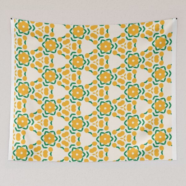 Item preview, marigold and green designed and sold by ritusdesigns.