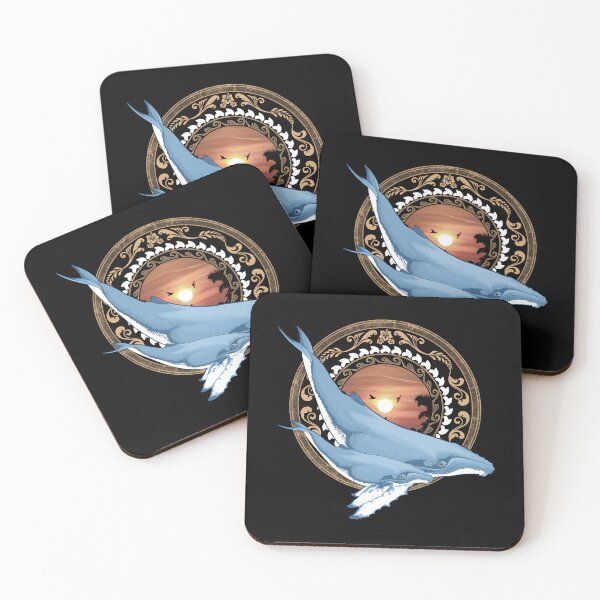 Item preview, Humpback Whales Polynesian Style designed and sold by NicGrayGraphic.