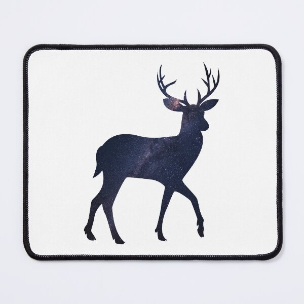 Item preview, Glowing Milky Way On Dark Sky Reindeer | Cute Reindeer designed and sold by BopleDesigns.
