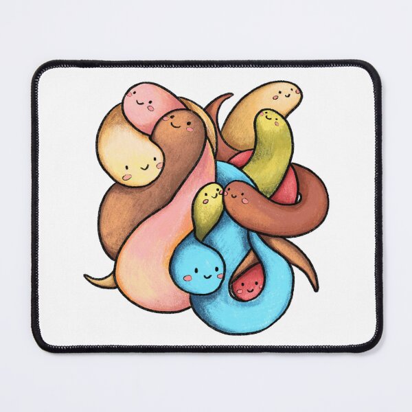 Item preview, Happy Squishy Colourful Wormies designed and sold by Alex Goubar.