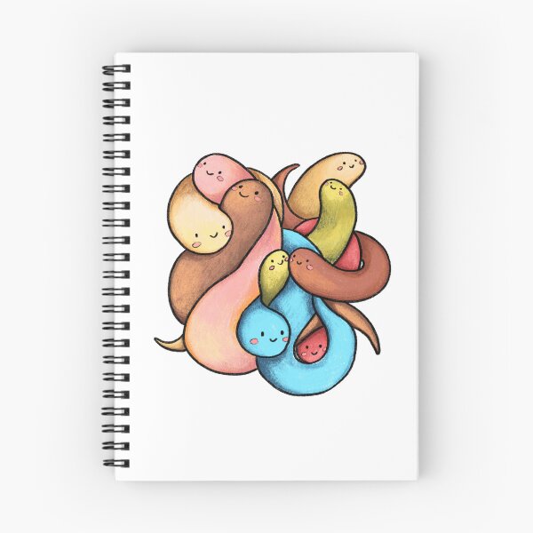 Item preview, Happy Squishy Colourful Wormies designed and sold by Alex Goubar.