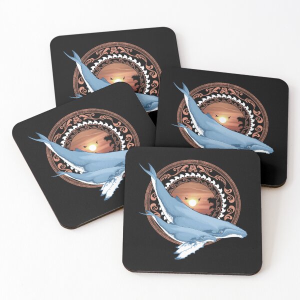 Item preview, Humpback Whales Polynesian Style designed and sold by NicGrayGraphic.