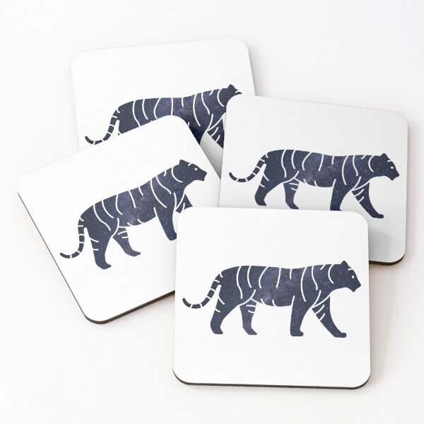 Item preview, Glowing Milky Way On Dark Sky Tiger | Colorful Tiger designed and sold by BopleDesigns.