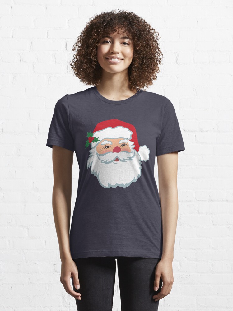 santa face shirt