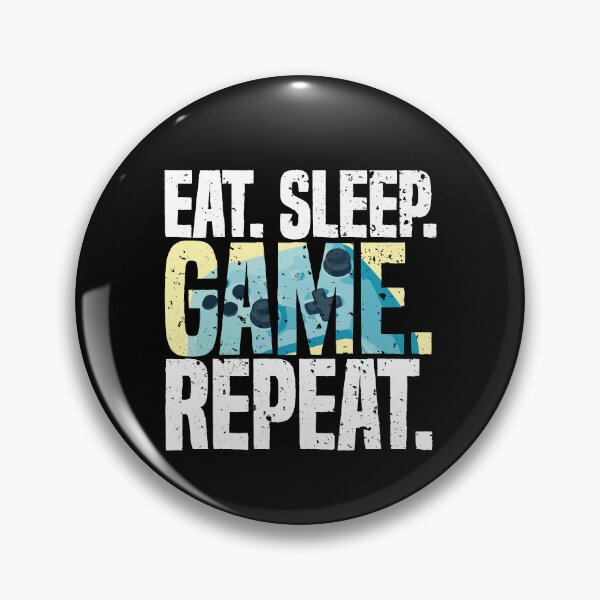 Item preview, Eat Sleep Game Repeat Funny Videogames Lover designed and sold by udesignstudio.