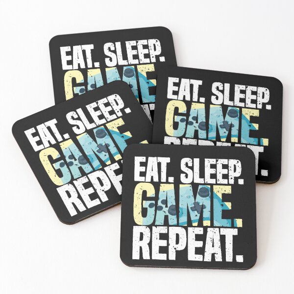 Item preview, Eat Sleep Game Repeat Funny Videogames Lover designed and sold by udesignstudio.