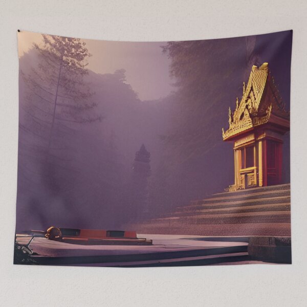 Item preview, 'The Temple In The Forest' designed and sold by Bako24.