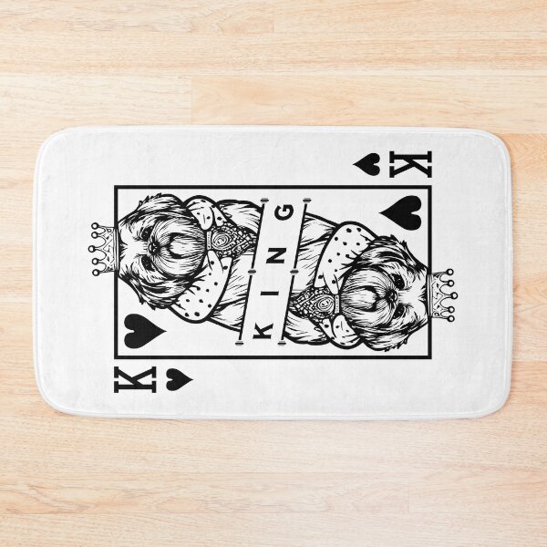 Item preview, Shih Tzu King Of Hearts Funny Dog Playing Card Pop Art designed and sold by GrandeDuc.
