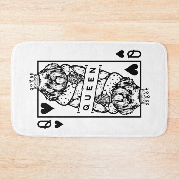 Item preview, Shih Tzu Queen Of Hearts Funny Dog Playing Card Pop Art designed and sold by GrandeDuc.