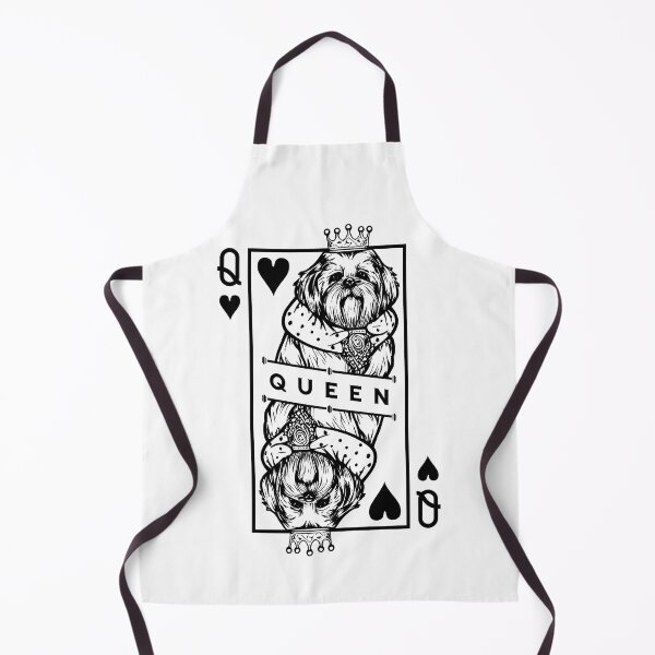 Item preview, Shih Tzu Queen Of Hearts Funny Dog Playing Card Pop Art designed and sold by GrandeDuc.