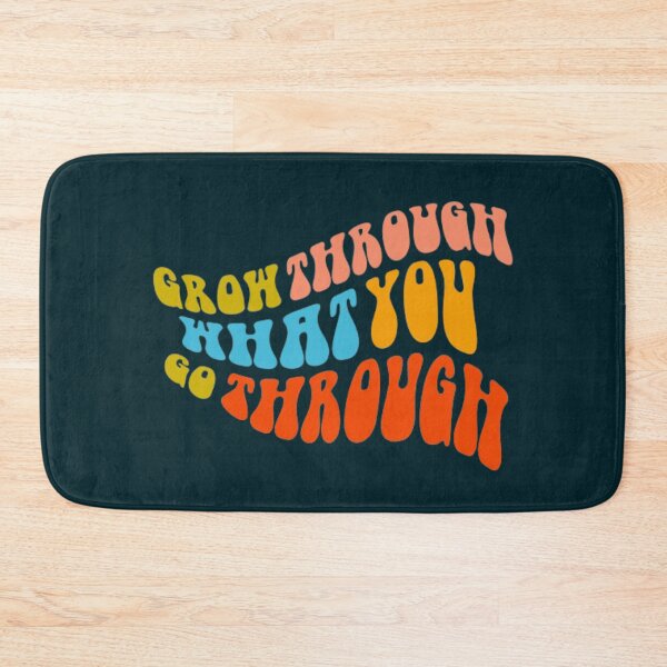 Item preview, Grow through what you go through. Self care quotes designed and sold by Tarun Bisht.