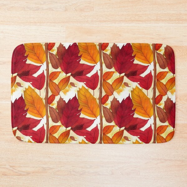 Item preview, Pattern of warm colored autumn leaves designed and sold by ArtlantisSyn.