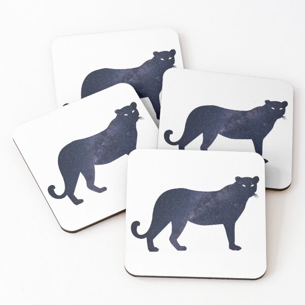 Item preview, Glowing Milky Way On Dark Sky Snow Leopard | Colorful Leopard designed and sold by BopleDesigns.