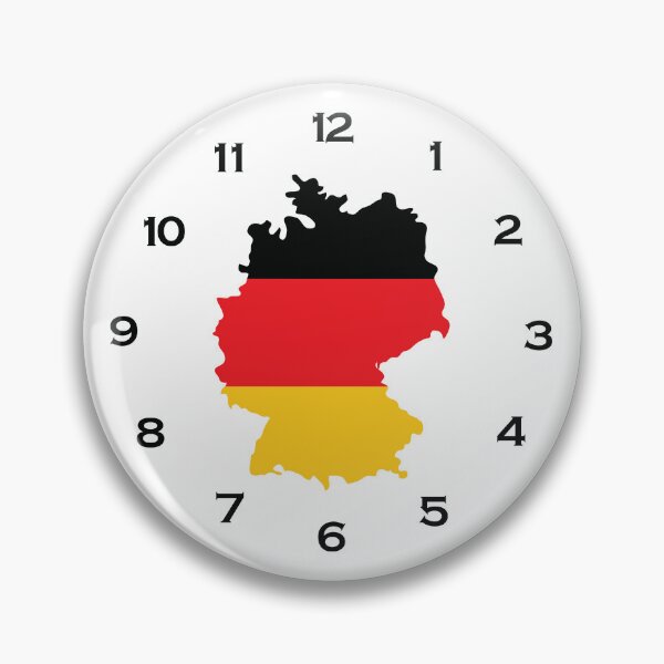 Item preview, germany flag map on a clock designed and sold by Tienda-Vane.