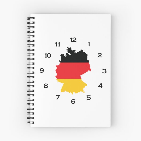 Item preview, germany flag map on a clock designed and sold by Tienda-Vane.