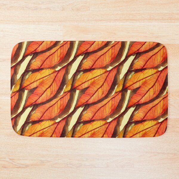 Item preview, Pattern of warm colored autumn leaves designed and sold by ArtlantisSyn.