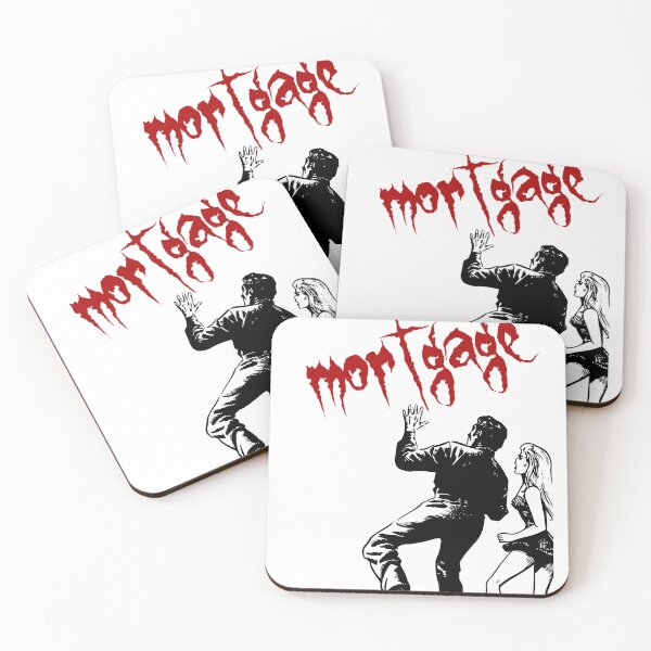 Item preview, 'Mortgage' Modern Horror Story - Retro Design for T-shirts, mugs, phone cases and other accessories designed and sold by Ridiculam Toga.