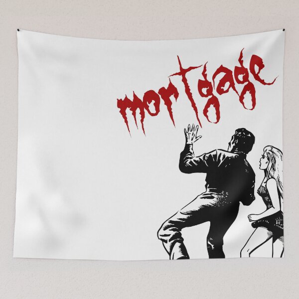 Item preview, 'Mortgage' Modern Horror Story - Retro Design for T-shirts, mugs, phone cases and other accessories designed and sold by Ridiculam Toga.
