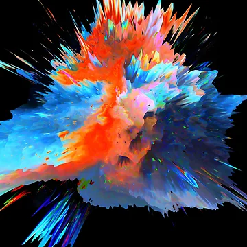 Artwork thumbnail, Colorful abstract by RIXXI HEY CO.