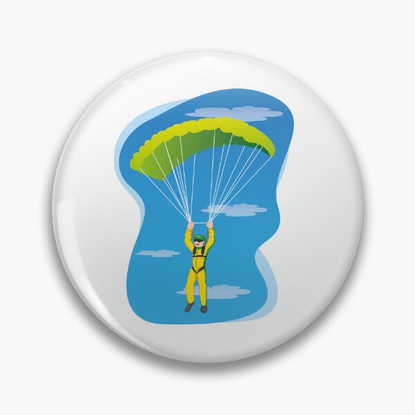 Item preview, Illustration represents a person, jumping from parachute. Ideal for materials on radical and institutional sports designed and sold by LucianoCosmo.
