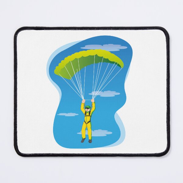 Item preview, Illustration represents a person, jumping from parachute. Ideal for materials on radical and institutional sports designed and sold by LucianoCosmo.