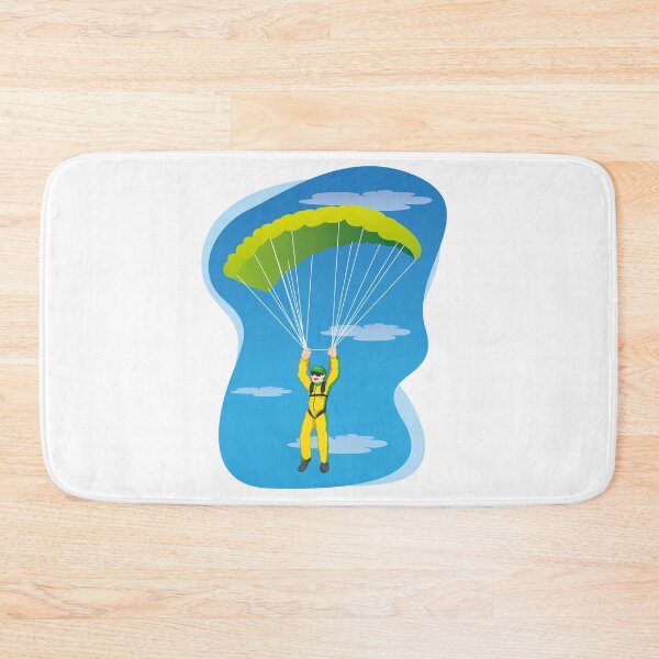 Item preview, Illustration represents a person, jumping from parachute. Ideal for materials on radical and institutional sports designed and sold by LucianoCosmo.