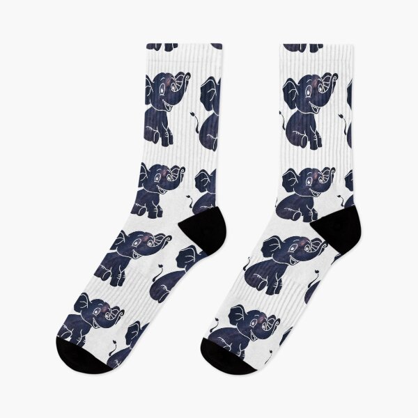 Item preview, Glowing Milky Way On Dark Sky Baby Elephant | Cute Baby Elephant designed and sold by BopleDesigns.
