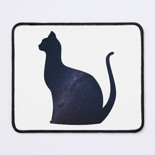 Item preview, Glowing Milky Way On Dark Sky Cat | Colorful Cat designed and sold by BopleDesigns.