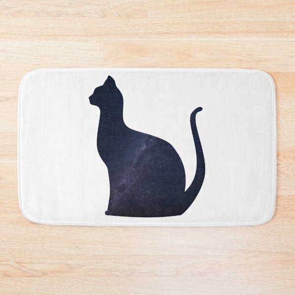 Item preview, Glowing Milky Way On Dark Sky Cat | Colorful Cat designed and sold by BopleDesigns.