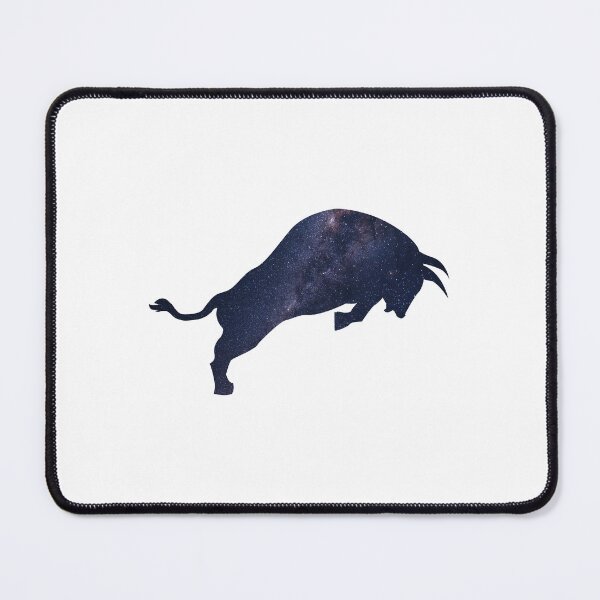 Item preview, Glowing Milky Way On Dark Sky Bull | Colorful Bull designed and sold by BopleDesigns.