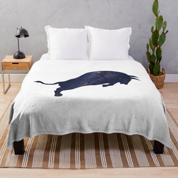 Item preview, Glowing Milky Way On Dark Sky Bull | Colorful Bull designed and sold by BopleDesigns.