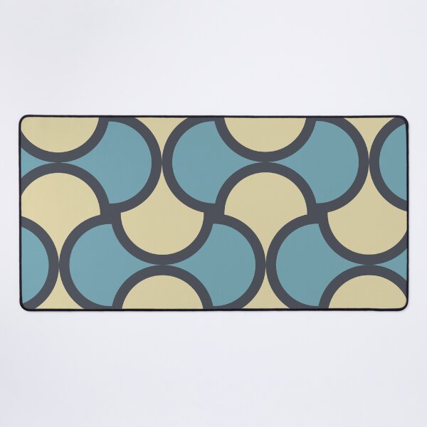 Item preview, Retro Wave Pattern Blue and Cream designed and sold by Blue-Banana.