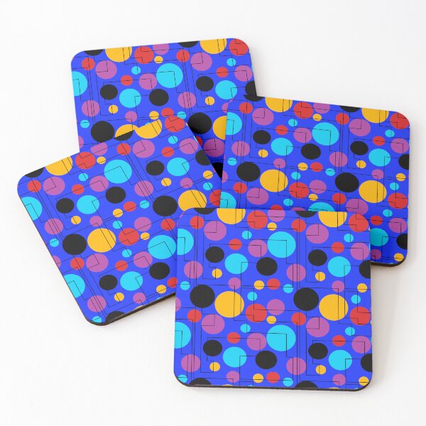 Item preview, The Dotty Intersection in primary and pink designed and sold by EmmieByDesign.