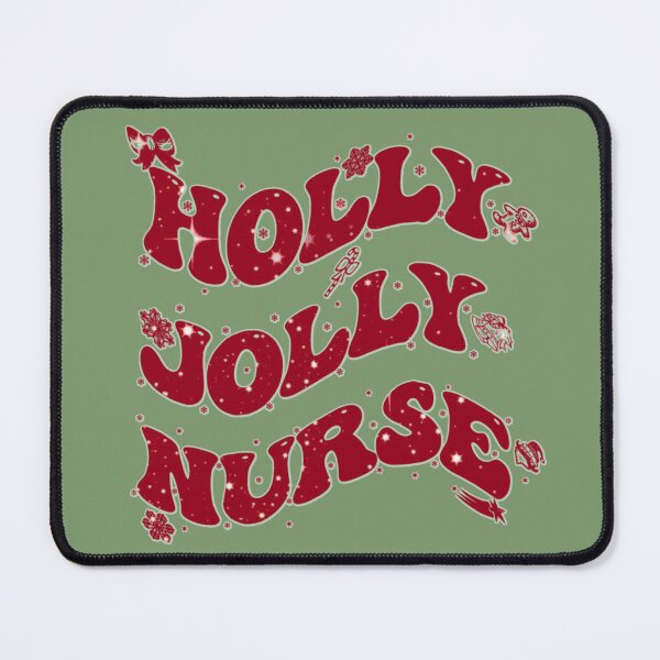 Item preview, holly jolly nurse,holly jolly nurse christmas designed and sold by cutedream.