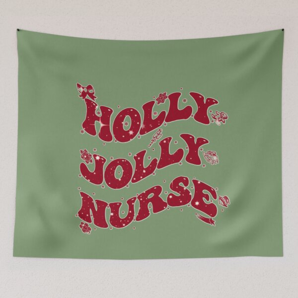 Item preview, holly jolly nurse,holly jolly nurse  christmas designed and sold by cutedream.