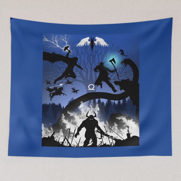 Item preview, God of War Ragnarok Poster designed and sold by URBANHEROMEN.