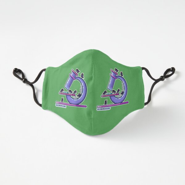 Microscope Science Pun Fitted 3-Layer