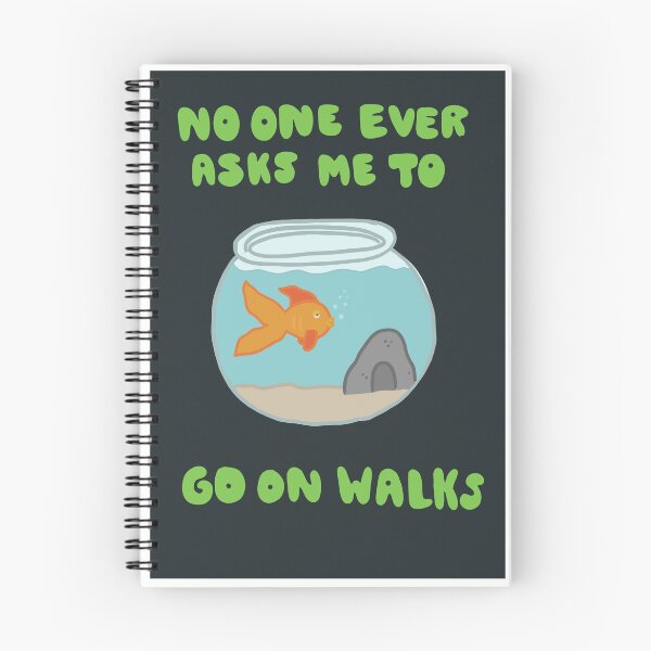Item preview, No on ever asks me to go on walks  designed and sold by regsdoodles.