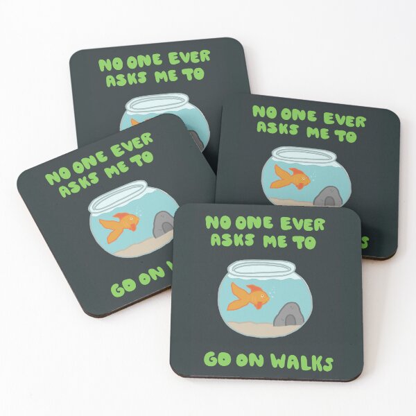 Item preview, No on ever asks me to go on walks  designed and sold by regsdoodles.