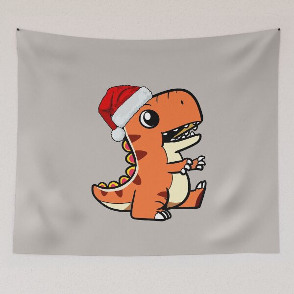 Item preview, Cute Dinosaur Santa Santasaurus designed and sold by Pawn Shop JB.