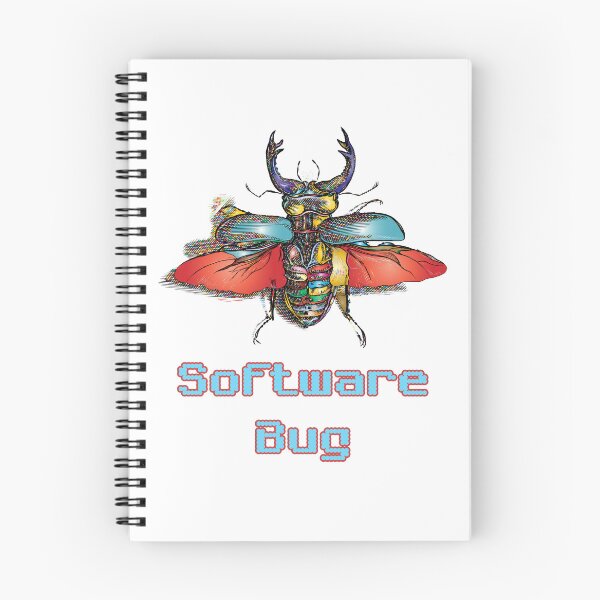 Item preview, 'Software Bug' Colored - Retro Design for T-shirts, mugs, phone cases and other accessories designed and sold by Ridiculam Toga.