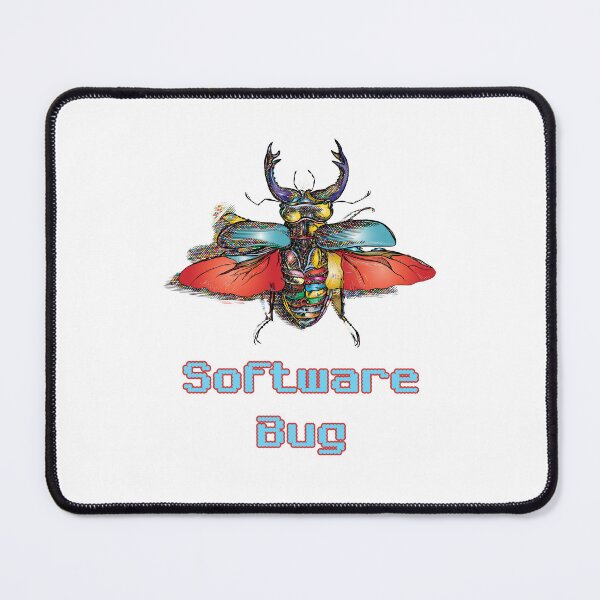 Item preview, 'Software Bug' Colored - Retro Design for T-shirts, mugs, phone cases and other accessories designed and sold by Ridiculam Toga.