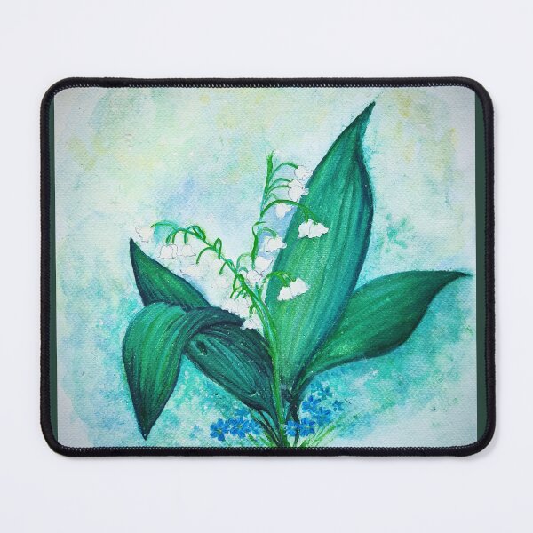 Item preview, Lill of the Valley design, watercolour designed and sold by OilPaintsHatts.