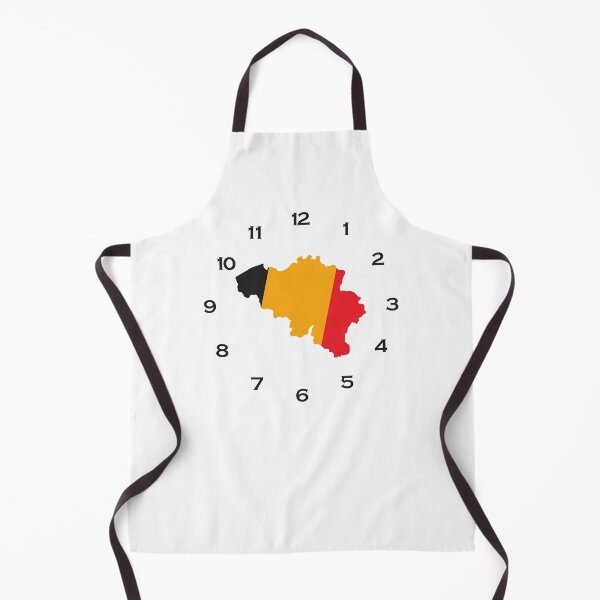 Item preview, Belgium flag map on a clock designed and sold by Tienda-Vane.