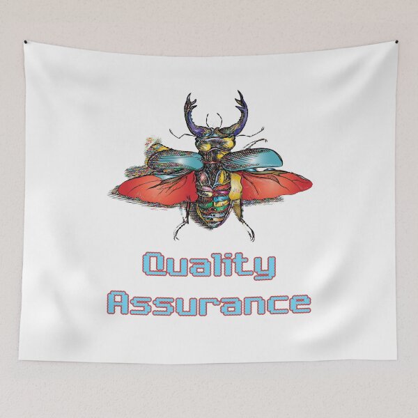 Item preview, 'Quality Assurance' Colored - Retro Design for T-shirts, mugs, phone cases and other accessories designed and sold by Ridiculam Toga.