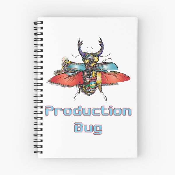 Item preview, 'Production Bug' Colored - Retro Design for T-shirts, mugs, phone cases and other accessories designed and sold by Ridiculam Toga.