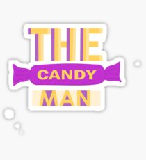 the candy man - charlie and the chocolate factory inspired Sticker